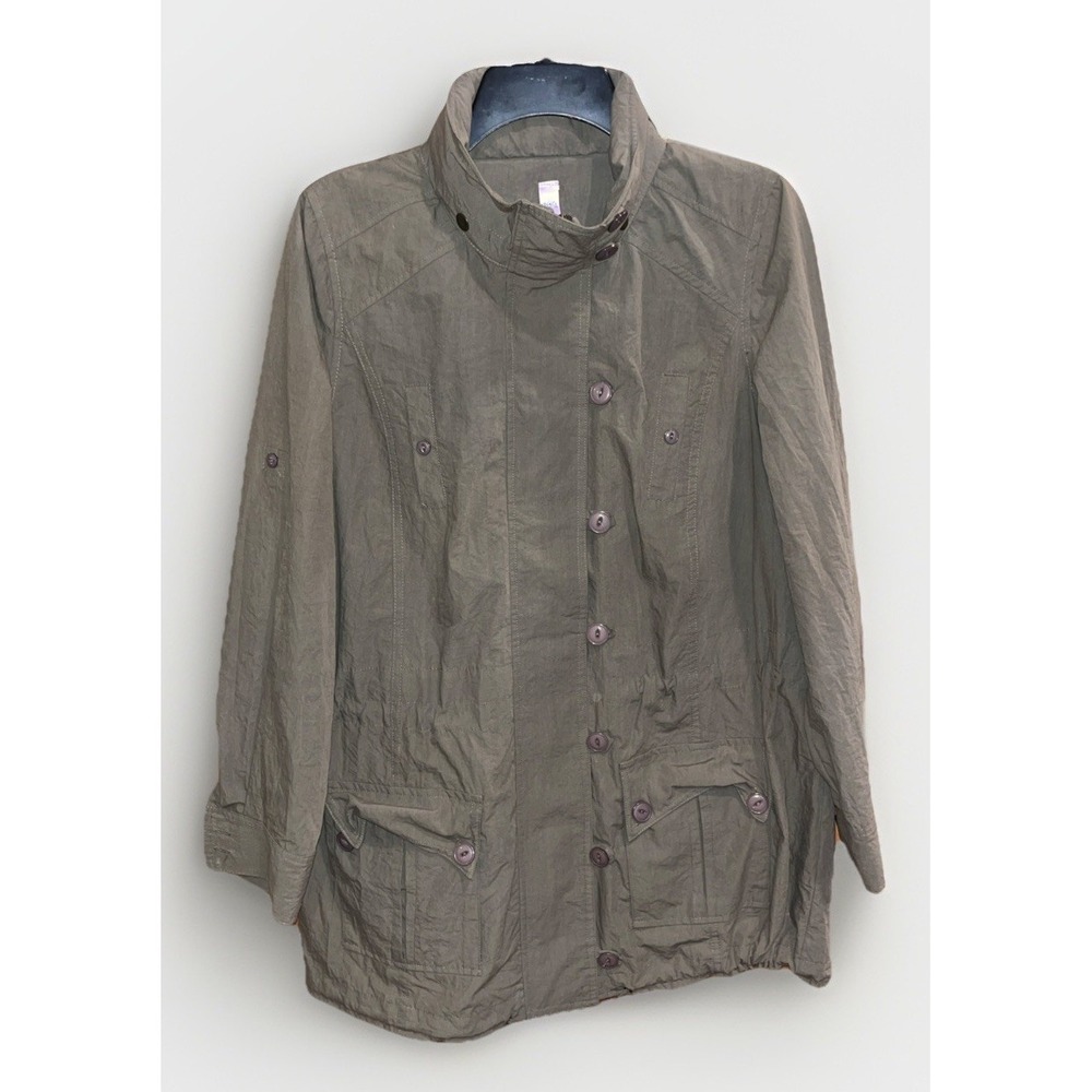 Alya Brand Lightweight Olive Green Jacket With Hood